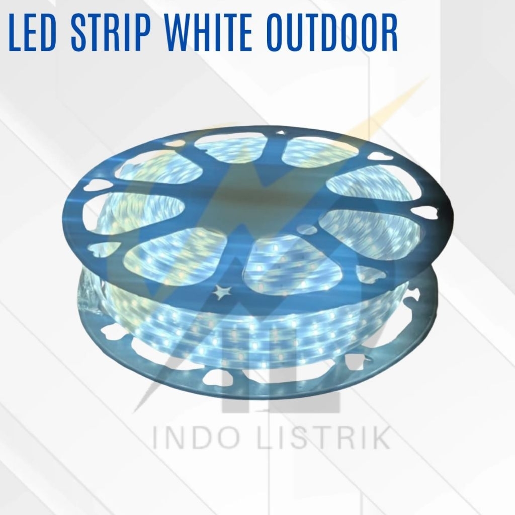 Led Strip White Outdoor Roll @100m / Led Strip Putih Outdoor Roll @100m