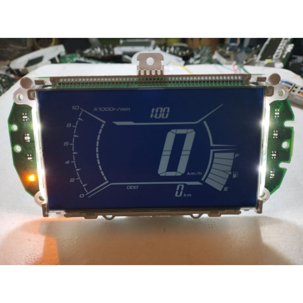 pcb dan lcd spidometer aerox alfa
