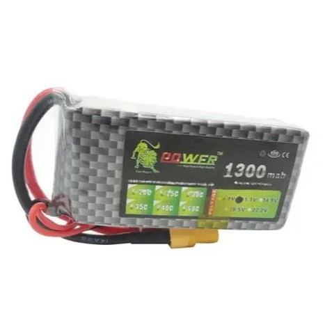 Lion Baterai Battery LiPo 1300mah 3S 11.1V Lipo Battery (T-plug - XT60)