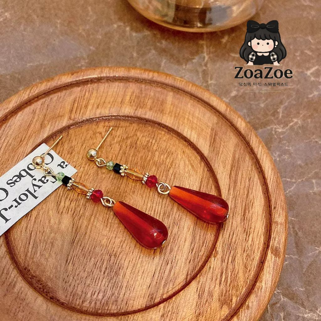 ZoaZoe.id | ANTING - Zhang Earrings ZOE28 / Anting Pesta / Anting Chinese / Anting Fashion / Anting 