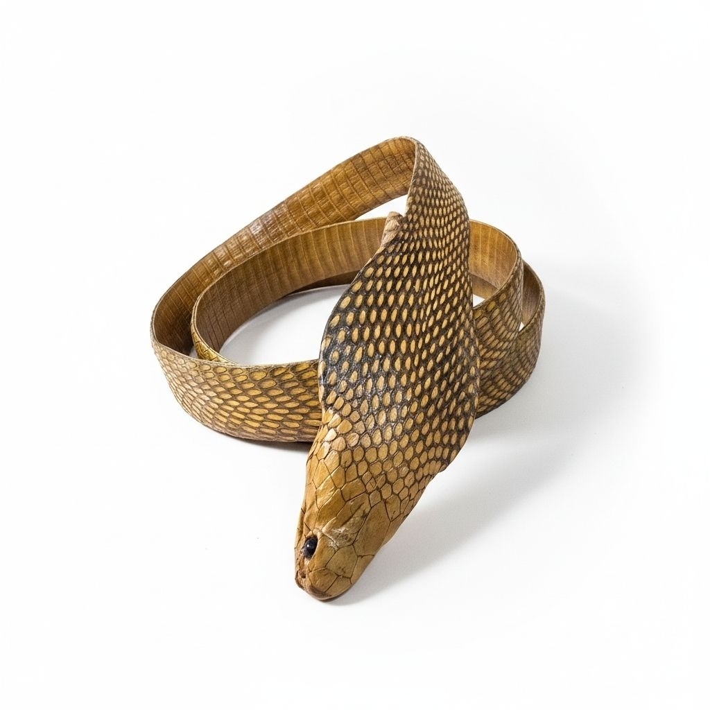 sabuk kulit asli ular cobra