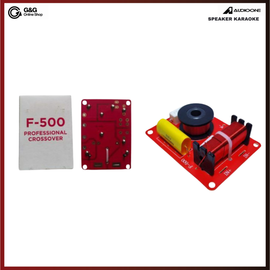 Kit Crossover Speaker Pasif 2 Way F-500 Passive 200 Watt PCB Tebal Import | 1 PCS I GNG AUDIO