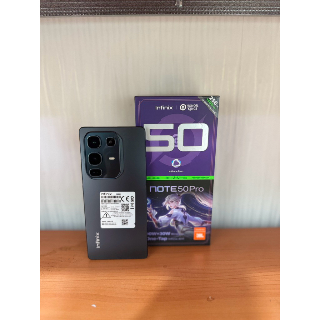 infinix note 50 pro 8/256 second garansi resmi fullset