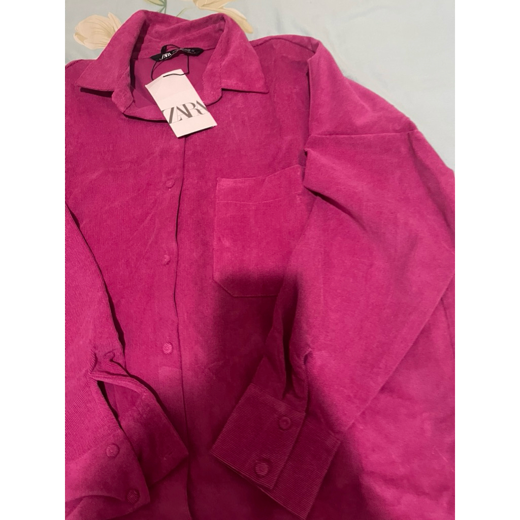 Kemeja Zara Corduroy NWT Original Store