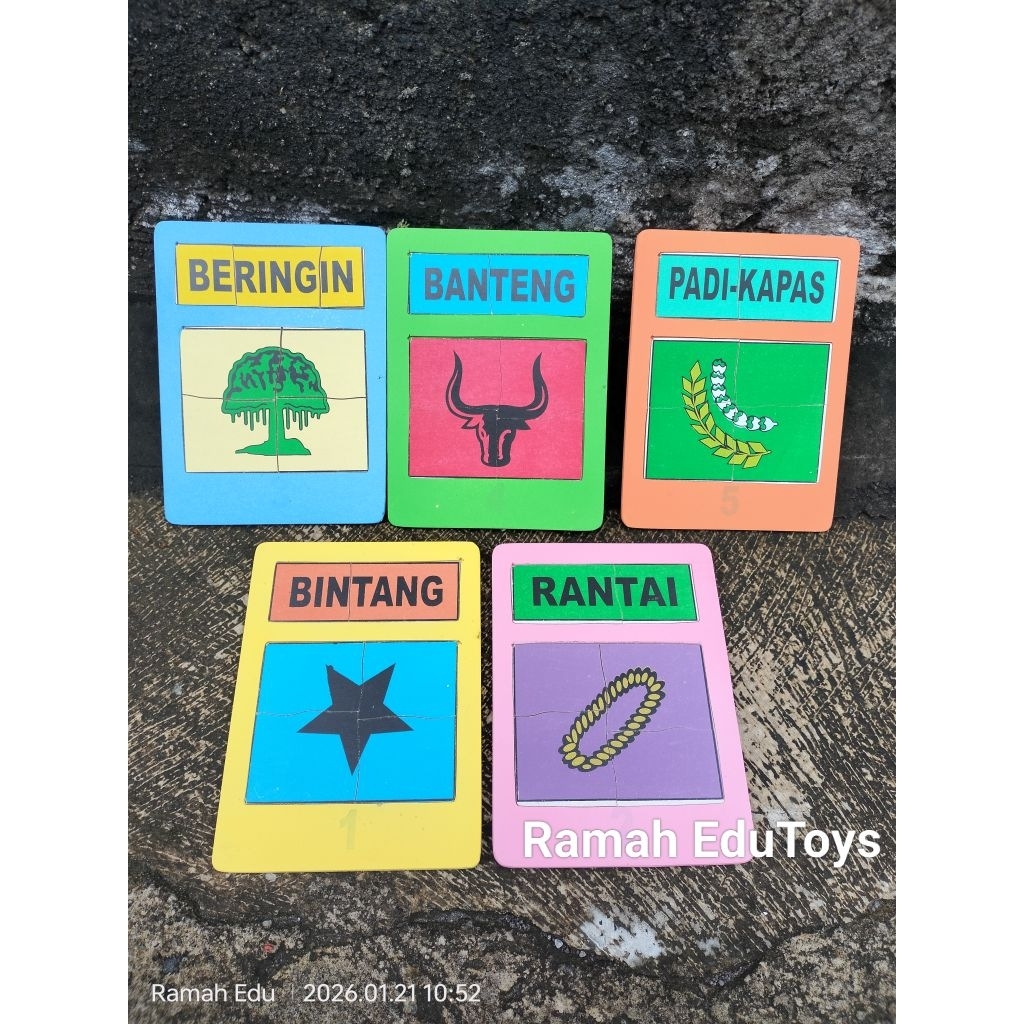 Puzzle Pancasila/Lambang Pancasila