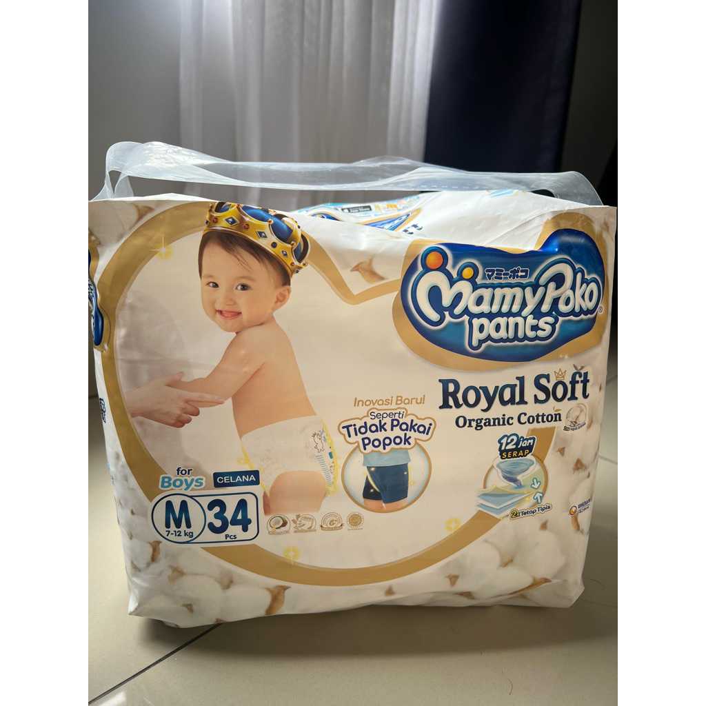 Mamypoko Royal Soft Pants Boy size M 34 New