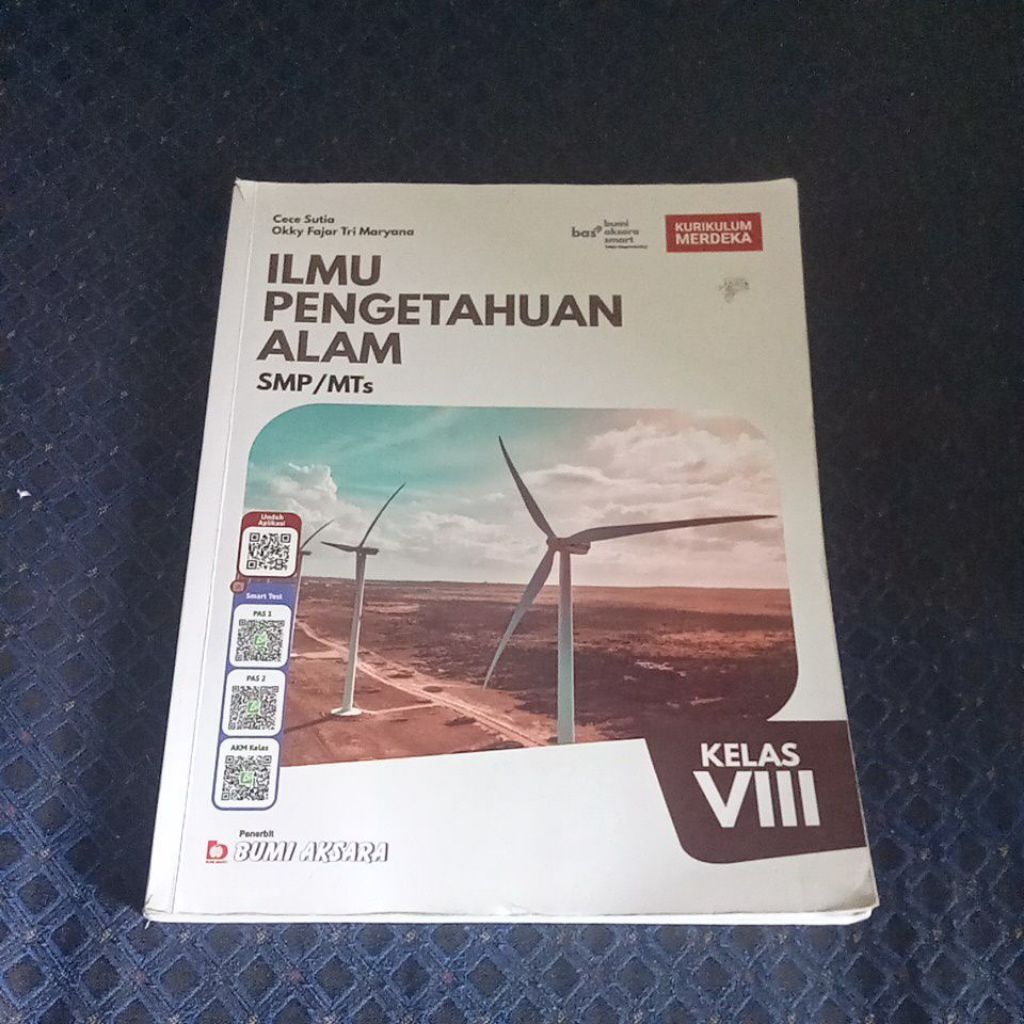 ILMU PENGETAHUAN ALAM KELAS 2 SMP KURIKULUM MERDEKA BUMI AKSARA