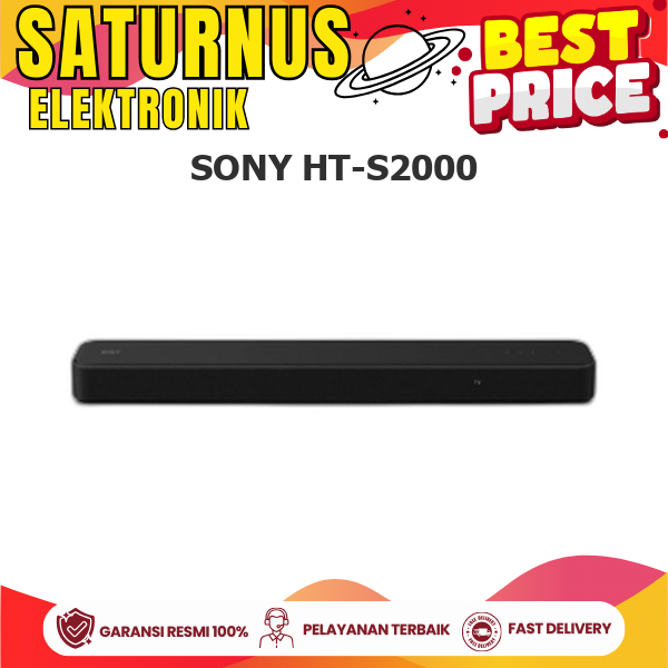 SONY HT-S2000 3.1ch Dolby Atmos/DTS:X Soundbar Bluetooth SA-SW3 Wireless  Subwoofer Internal