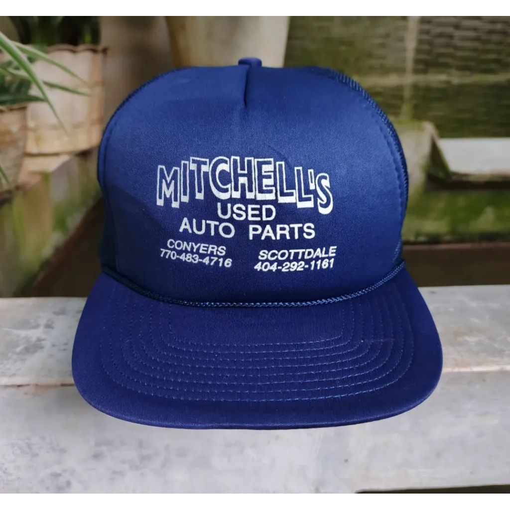 Topi trucker MITCHELL'S AUTO PARTS By SAN SUN made in SRI LANKA