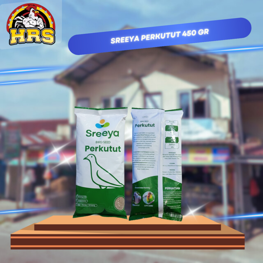 Sreeya Bird Seed Perkutut 450g Premium Quality