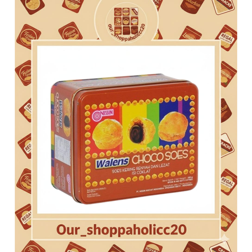 NISSIN WALLENS CHOCO SOES KEMASAN KALENG 300GR DAN 100GR EXP LAMA TERMURAH JAWA TIMUR