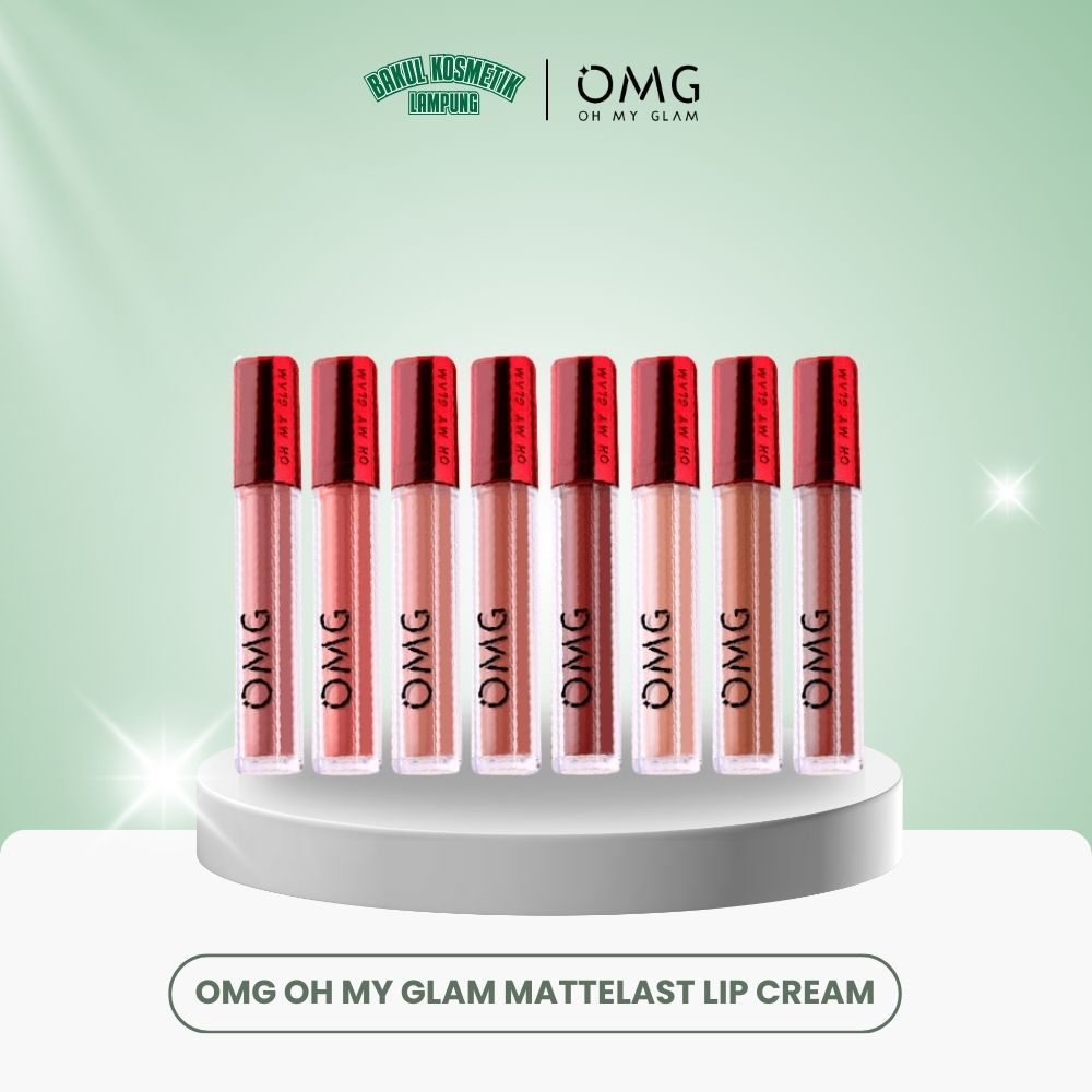 OMG Lip Cream Matte 12 Warna - Tahan Lama, Warna Intens, Melembapkan