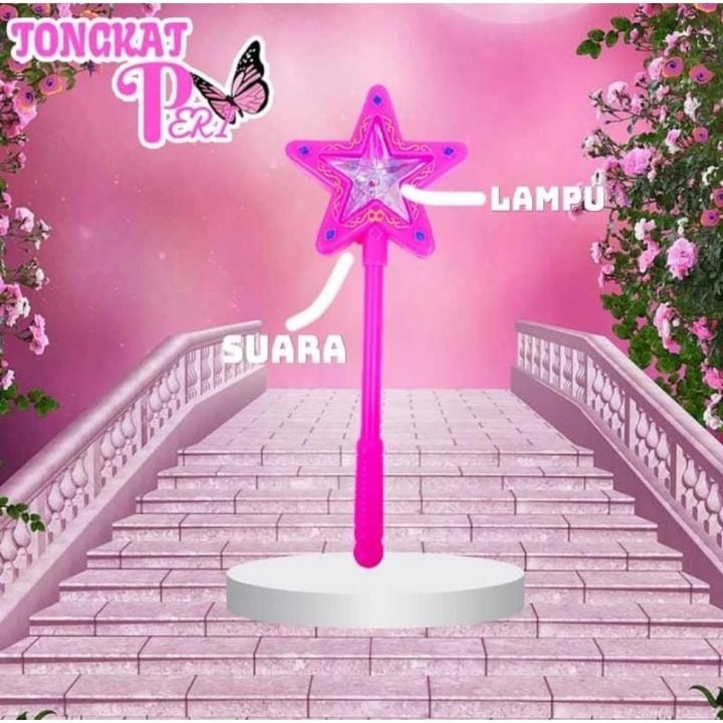 Mainan Tongkat Magic Wand Tongkat Peri Ajaib MIKA/mainan anak tongkat peri bintang 0709