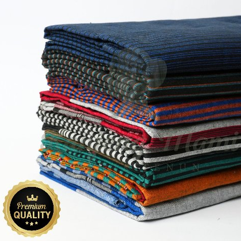 KAIN TENUN LURIK MOTIF MODERN PREMIUM (FULL COTTON) (MIN. PEMBELIAN 2M)