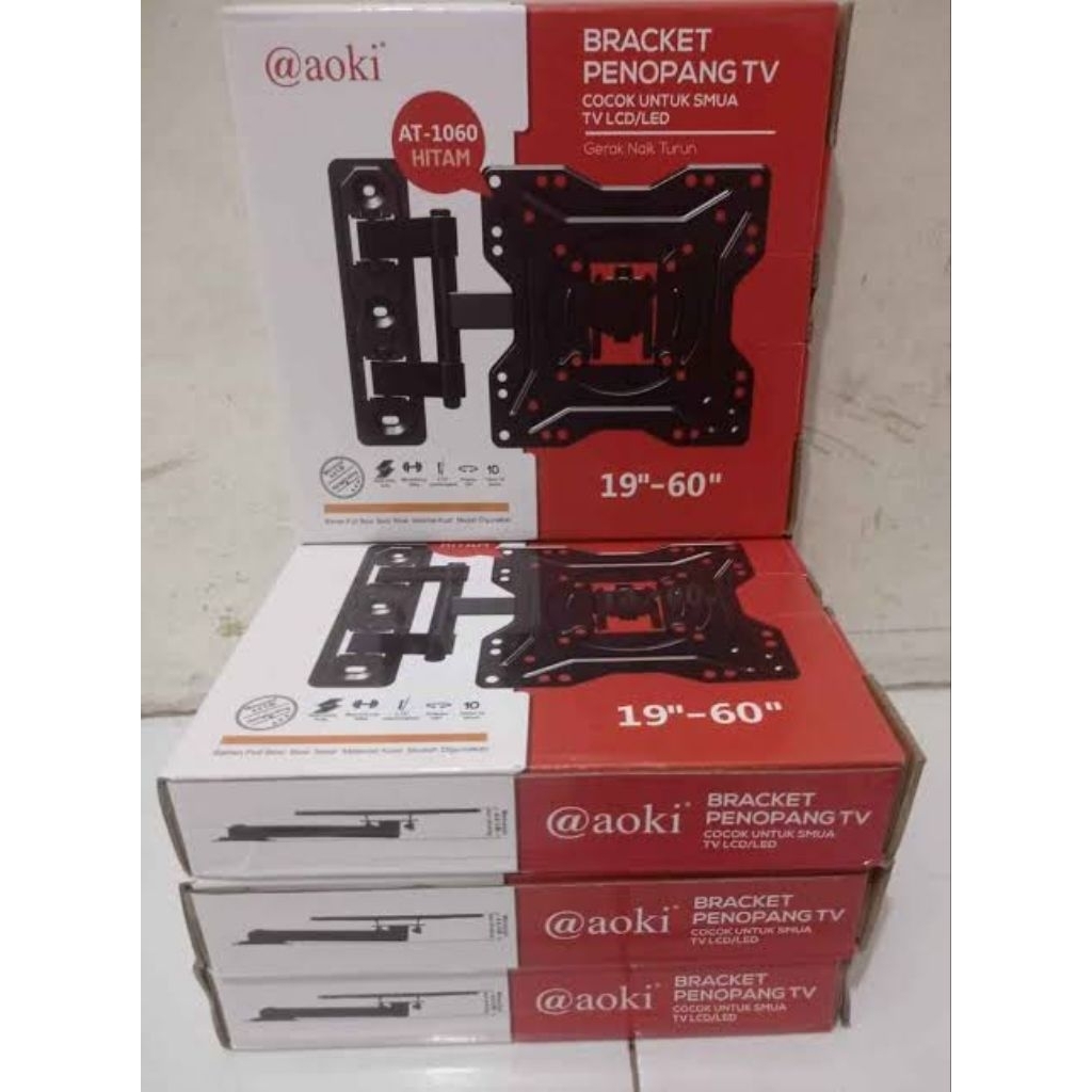 Bracket Penopang TV Bisa Geser Kiri Kanan Atas Bawah AOKI | 19-60"
