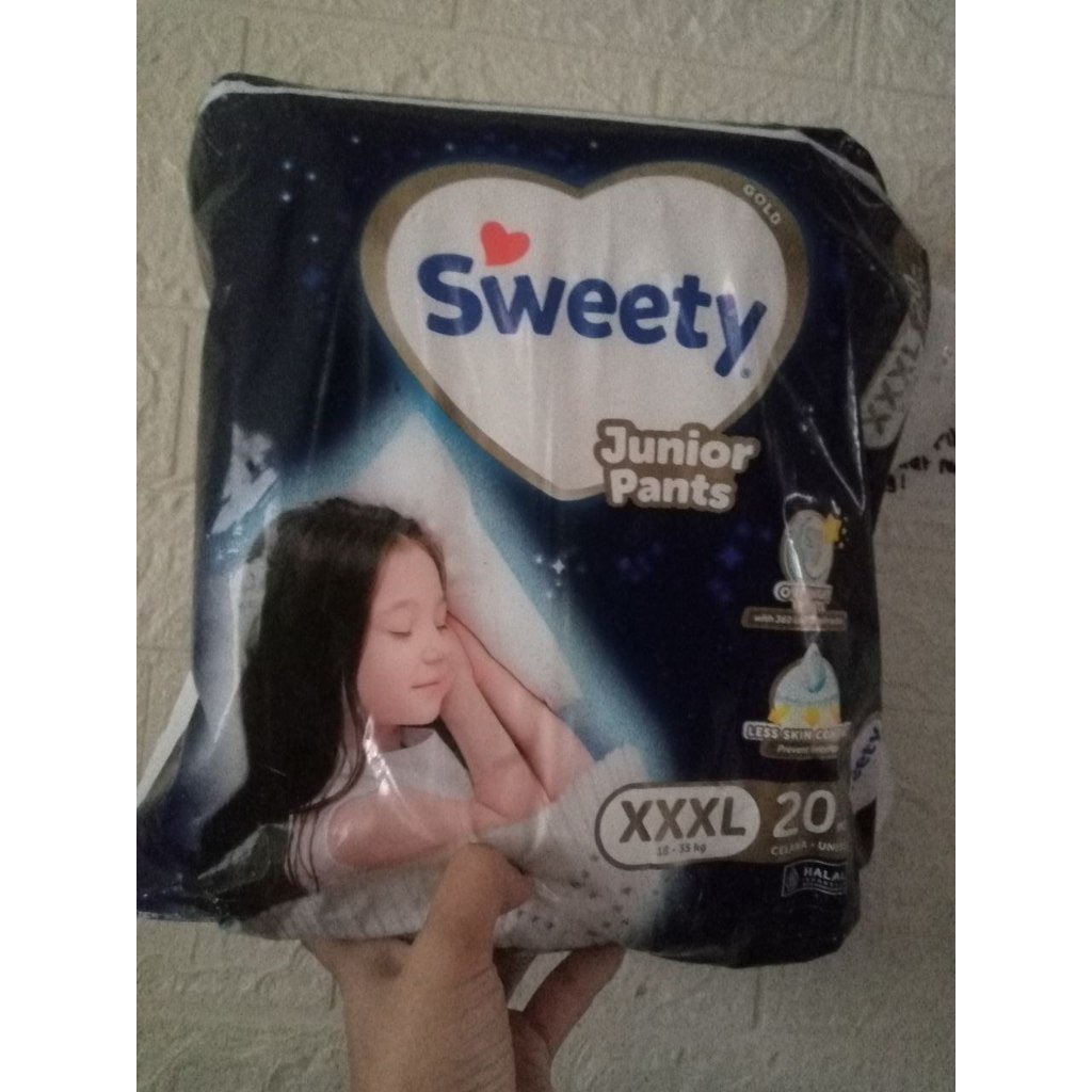Sweety Gold Celana Popok Sweety Junior Pants Overnight XXXL (isi 20 pcs)