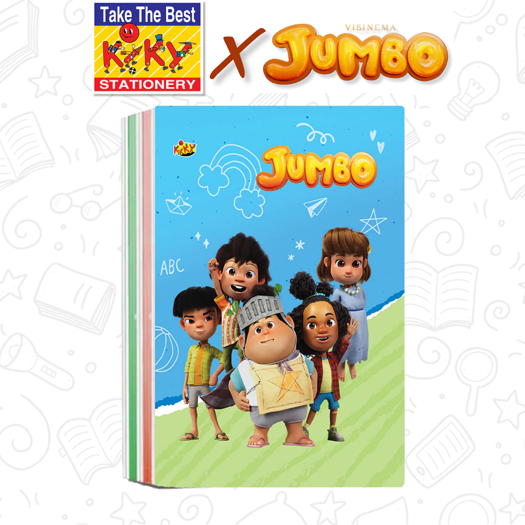 KIKY X JUMBO Edisi Spesial Buku Tulis 98 Lembar 1 Pak 5 Buku - 1 Pcs ( Pembelian Harus Kelipatan 5 P