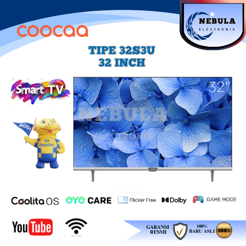 SMART TV 32 INCH COOCAA / COOCAA 32S3U SMART TV NEW SERIES