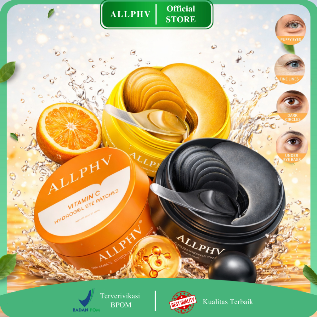 ALLPHV Masker Mata Panda Collagen hilangkan Mata Panda Kantung Dan Kerutan Area Mata