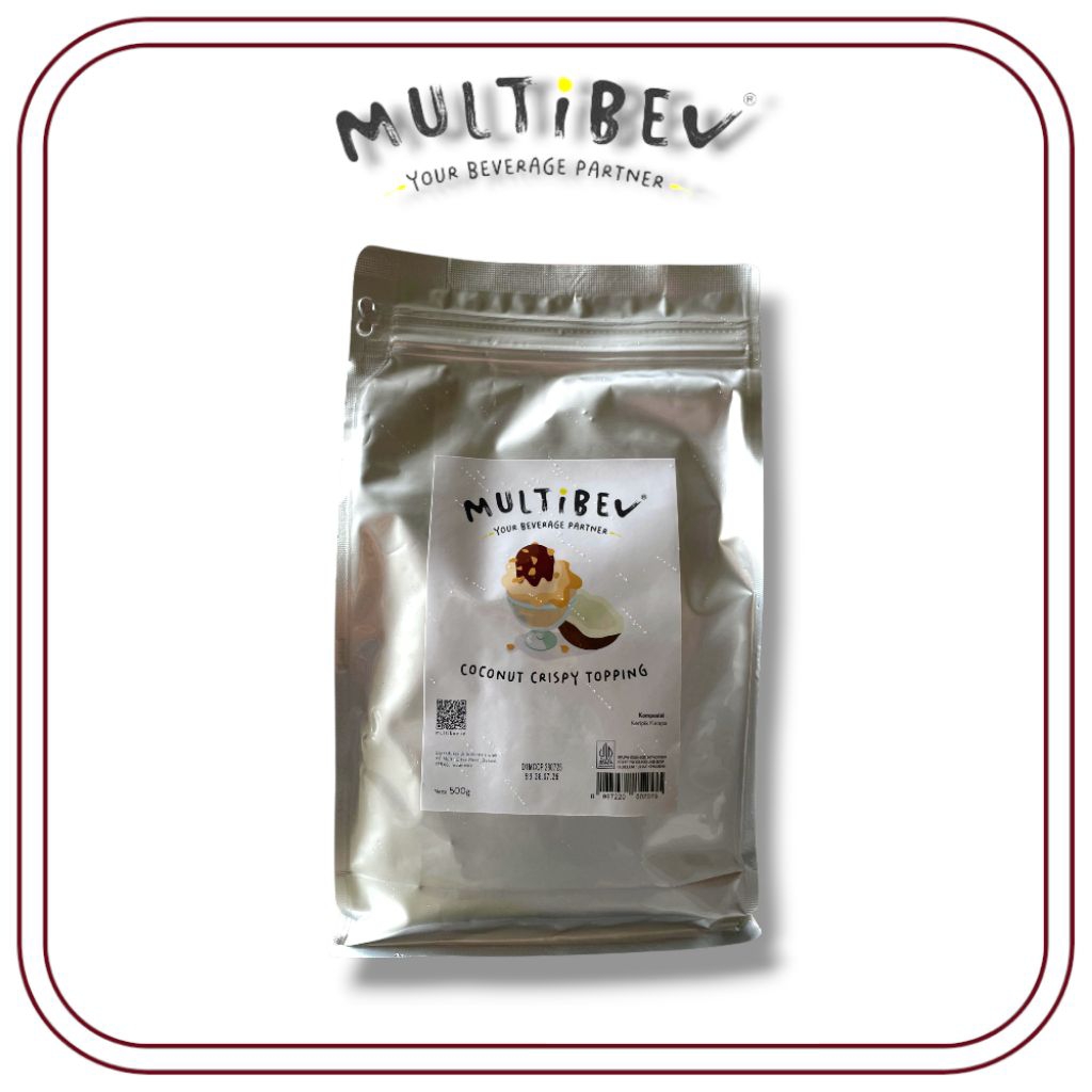 Multibev - Multibev coconut crispy 500gram - topping coconut flake