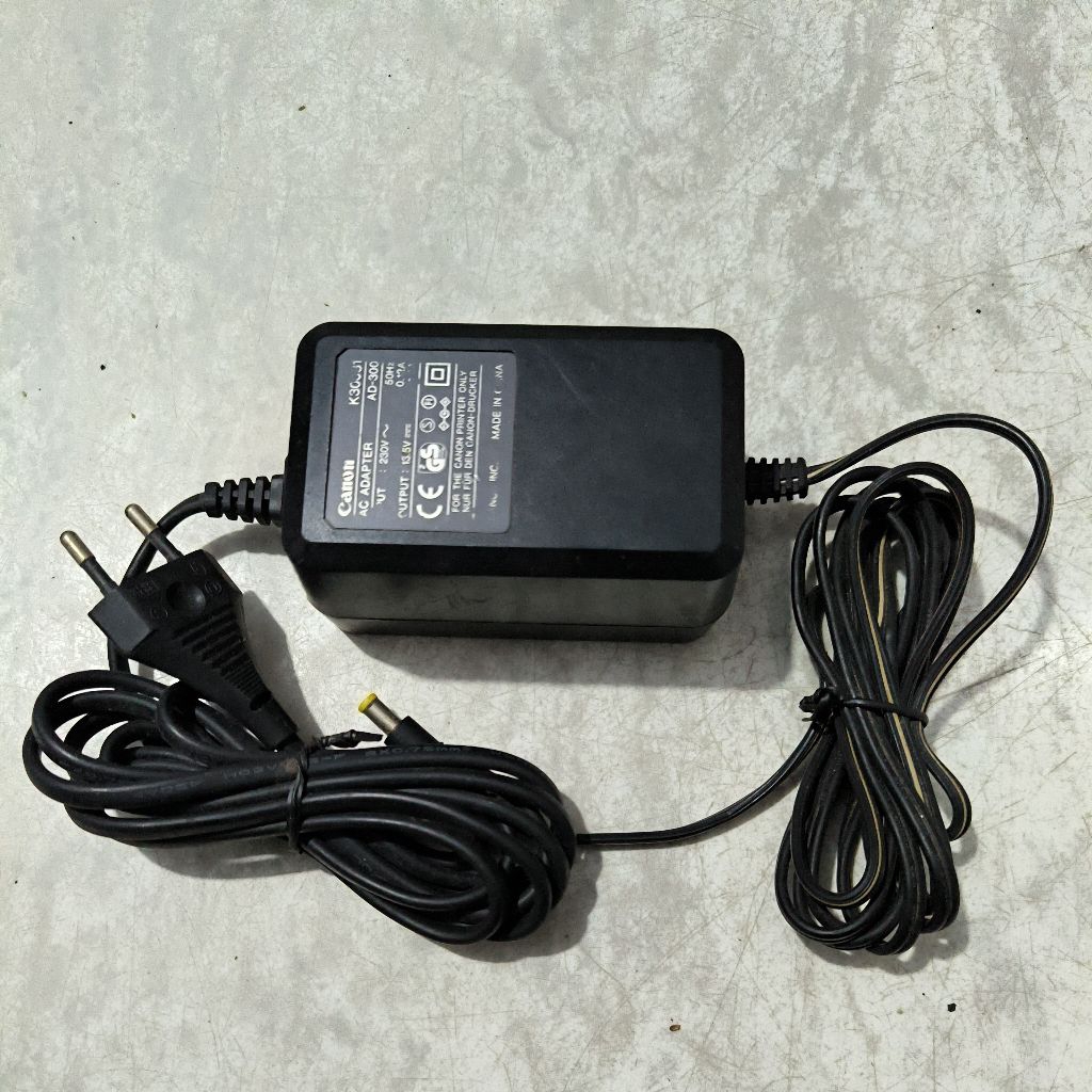 Adaptor Canon Asli 13.5VDC 1.0A K30081 Printer BJC 2100 BJC 256