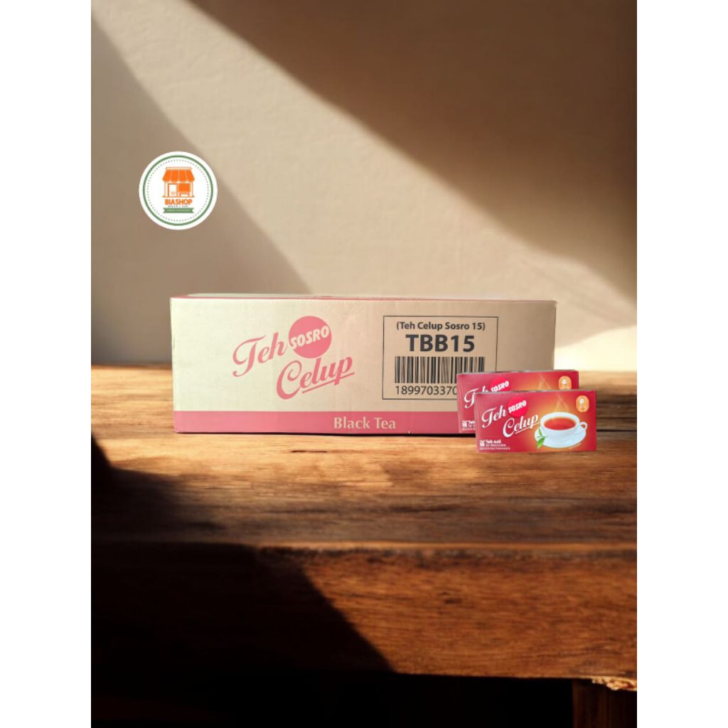 [DUS] Teh Sosro Celup 15 kantong isi 100 Box