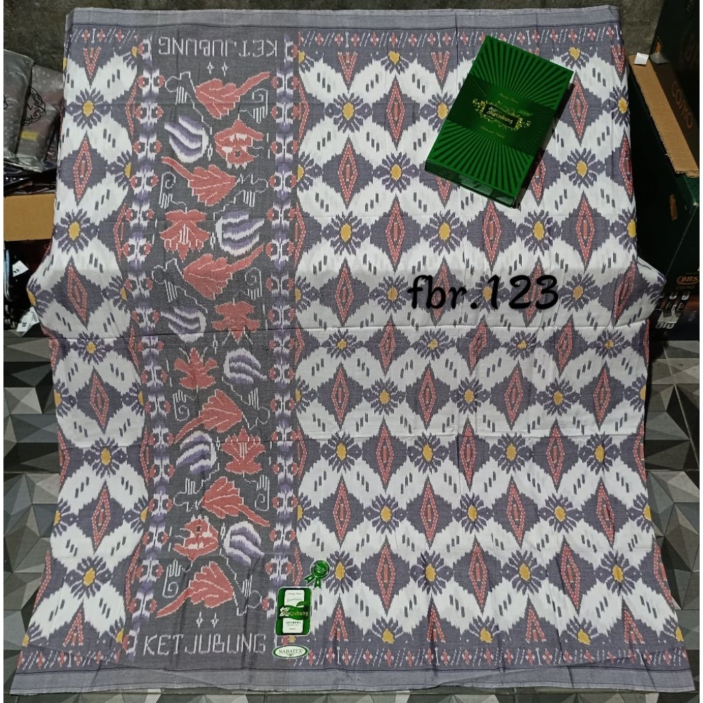 Sarung KETJUBUNG Green GOYOR Bahan Fiber