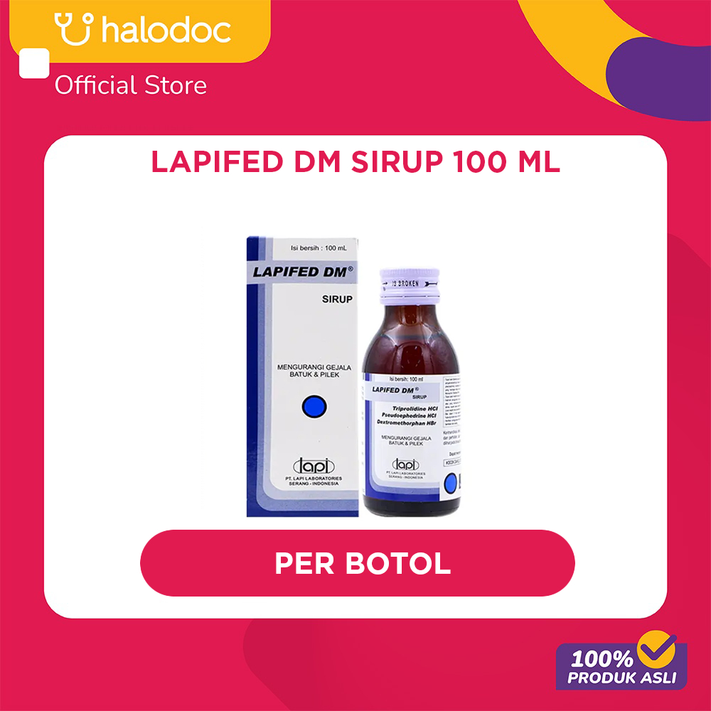 Lapifed DM Sirup 100 ml