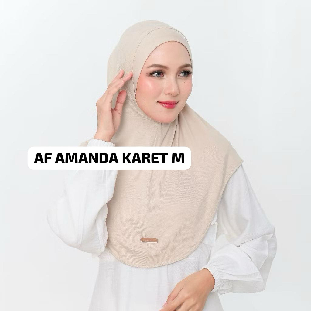 AMH | AF AMANDA KARET | SIZE M | HIJAB KARET DAGU