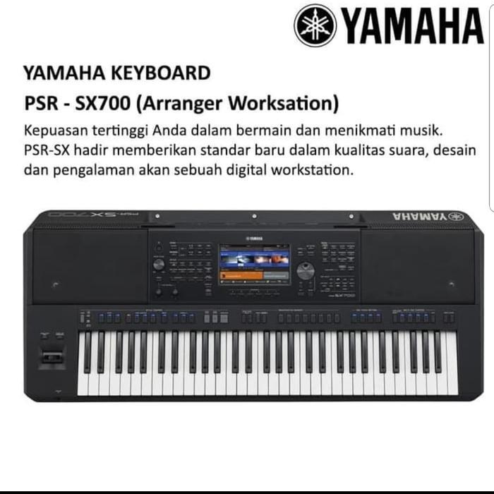 KEYBOARD YAMAHA PSR SX700/SX 700 GARANSI RESMI ORIGINAL