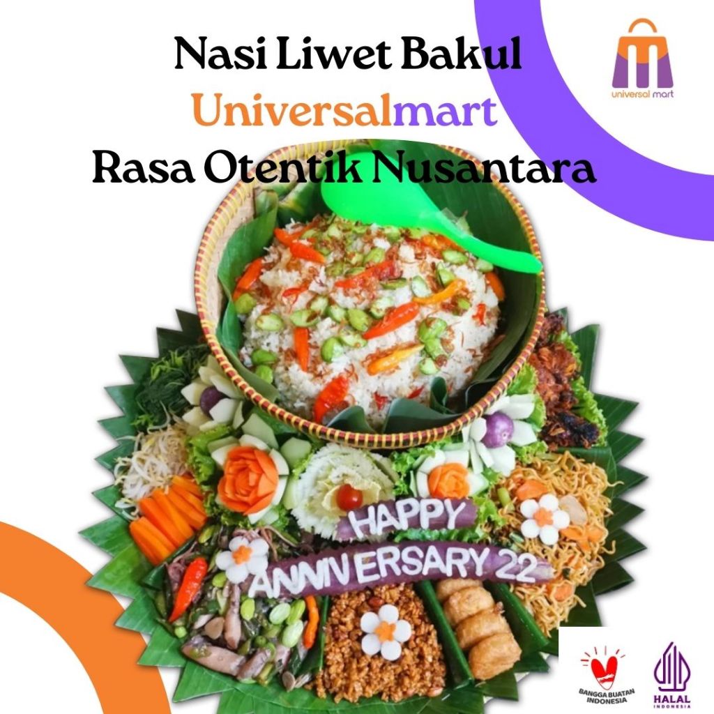 NASI LIWET BAKUL KHAS SUNDA MENU KOMPLIT