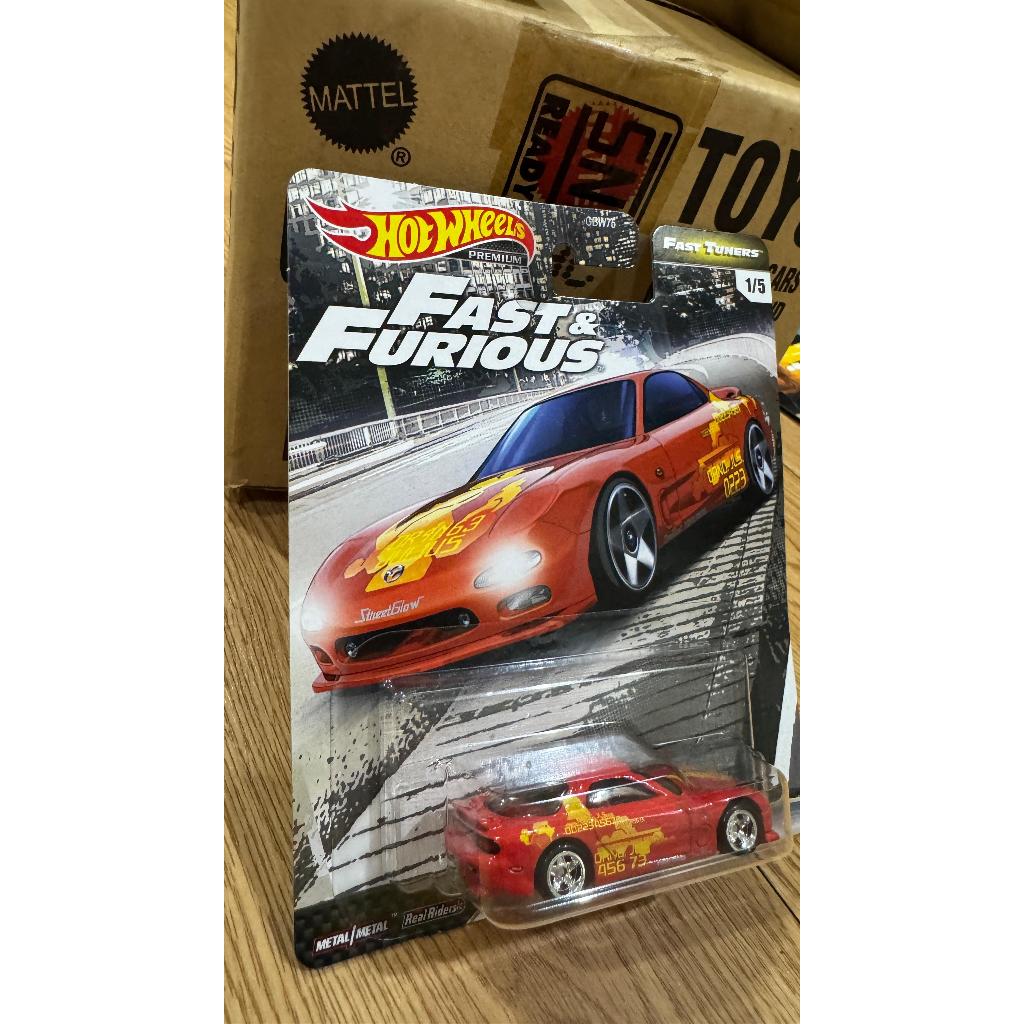 Hot Wheels Fast & Furious Mazda RX-7 FD Red (Japan Sticker) - Mazda RX 7 Fast and Furious