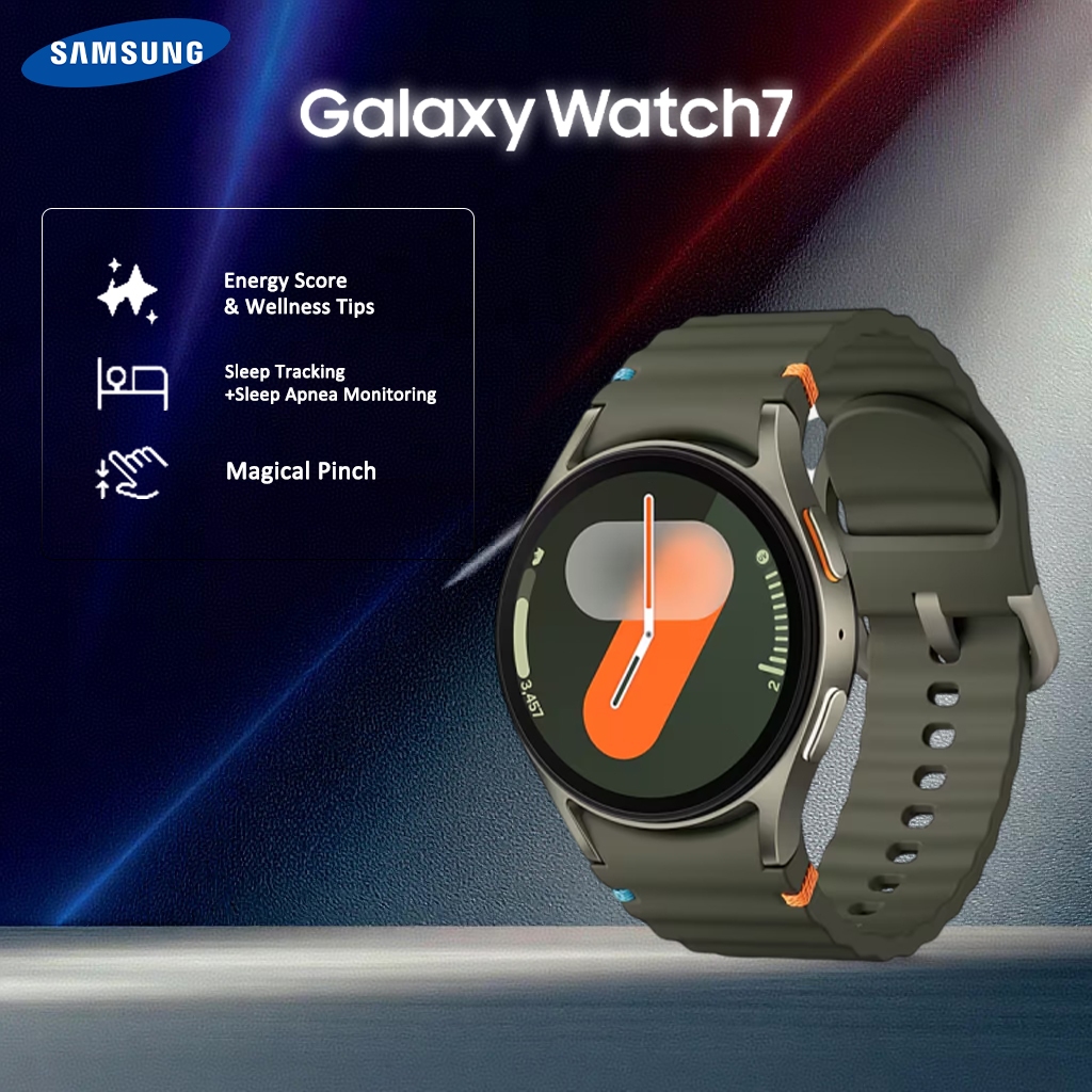 Flash Sale ORI Samsung Galaxy Watch 7 44mm Bluetooth AI Waterproof Smartwatch LED HD Screen Heart Ra