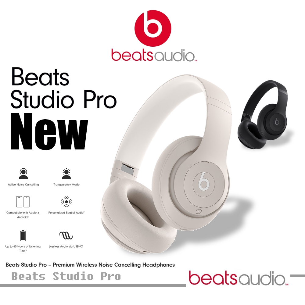 Apple Beats Studio Pro Headphone Wireless Bluetooth Noise Cancelling Garansi Resmi Original 100%