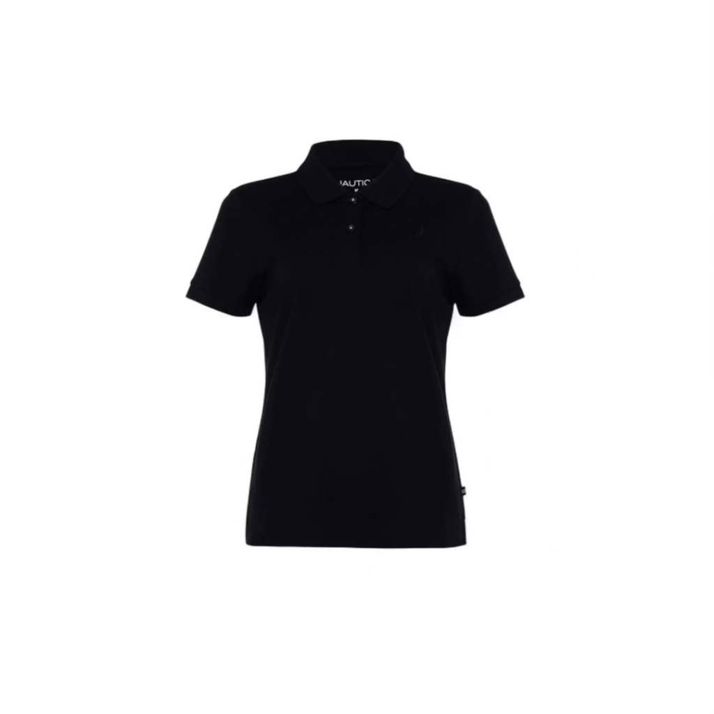 NAUTICA baju polo wanita Polo Shirt Black original BNWT