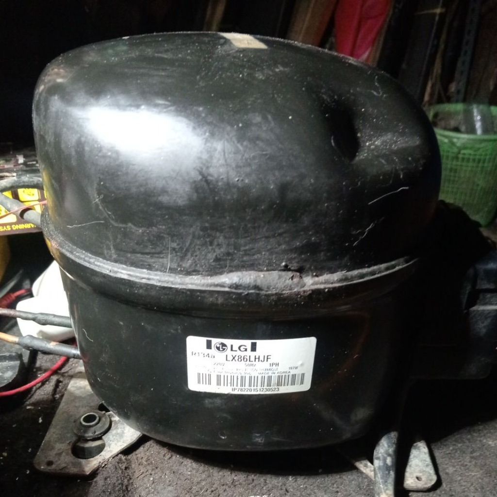 Kompresor freezer LG 1/3 PK LX86LHJF copotan original