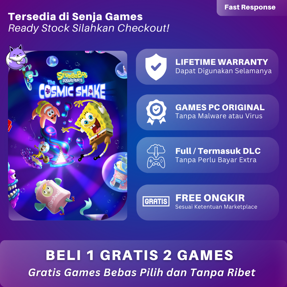 Spongebob Squarepants The Cosmic Shake Original Game PC