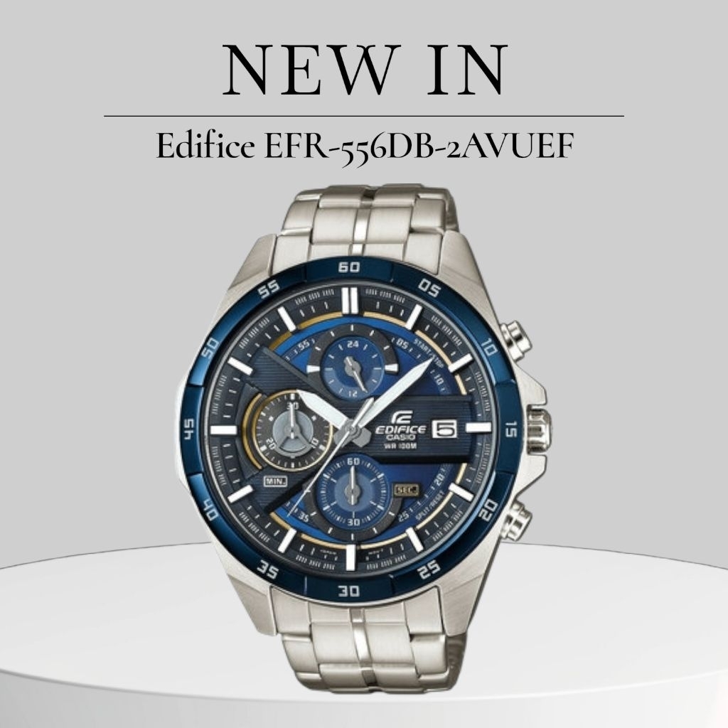 [ ORIGINAL ] JAM TANGAN PRIA CASIO EDIFICE EFR-556DB-2A - GARANSI 1 TAHUN | EF 556 / EF556 , EFR556