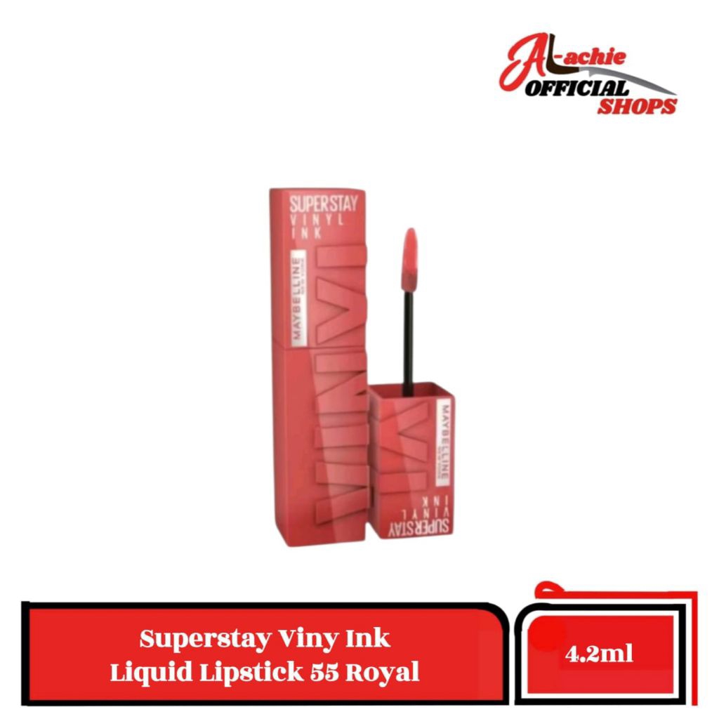 Maybelline Vinyl Ink Longwear Liquid Lipstik 55 Royal 4.2ml