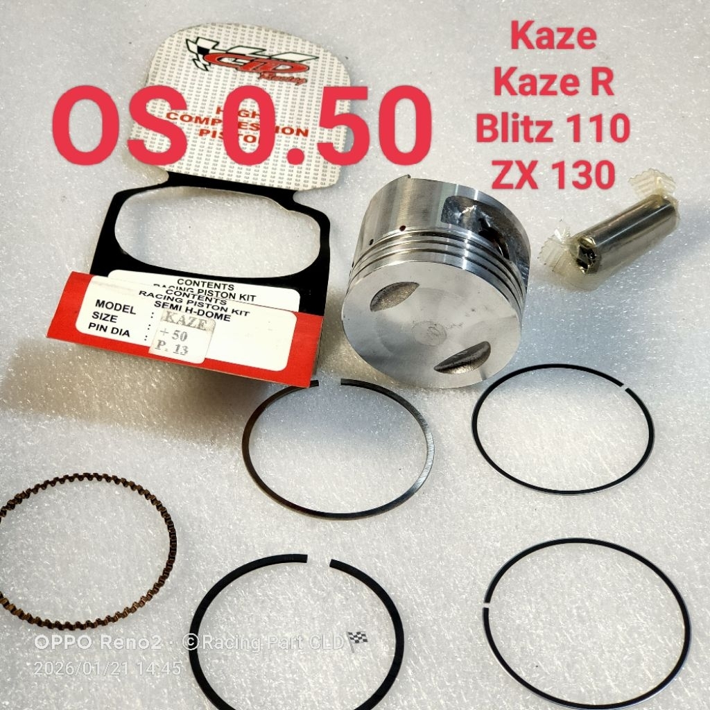PISTON SEHER SEKER KIT KAWASAKI KAZE KAZE R BLITZ  R BLITZ JOY ZX 130