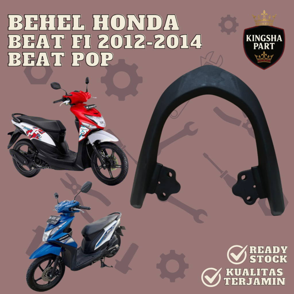 Behel Honda Beat FI Begel Karet Jok Belakang Beat Pop Beat FI Behel Beat FI 2013-2015