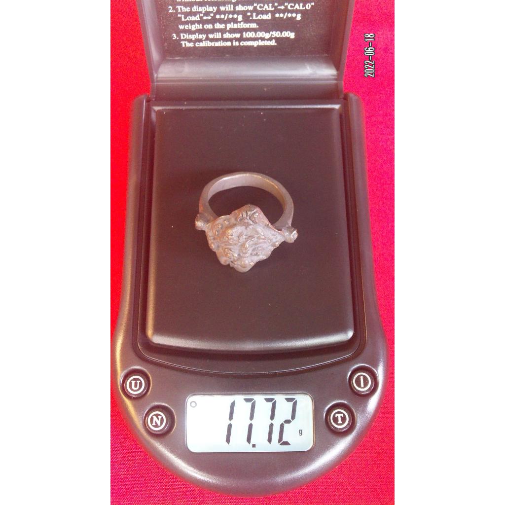 Cincin Perunggu Kuno Buto Makoro Asli Temuan Sungai Berantas