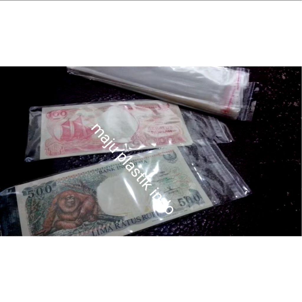 PLASTIK OPP LEM 6x25 7x25 8x25 9x25 10x25 11x25 12x25 13x25 14x25 15x25 16x25 17x25 18x25 ISI 100 LE