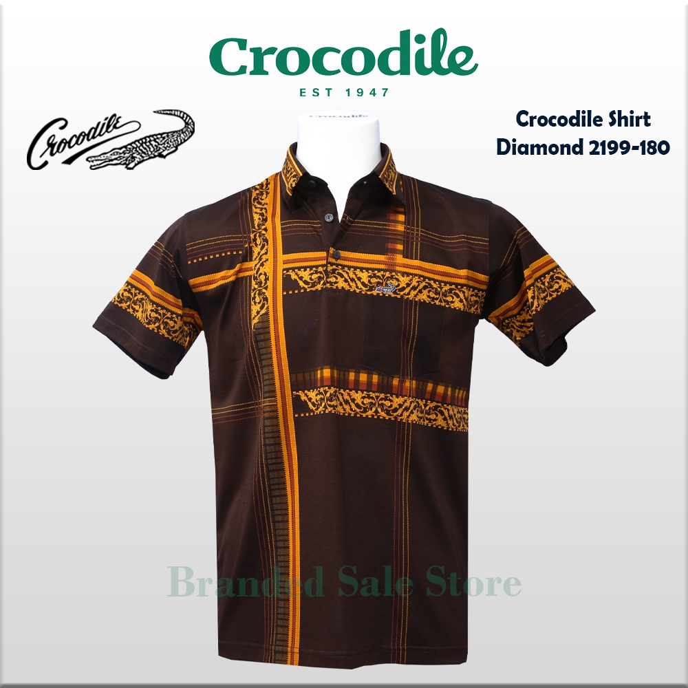 Polo Shirt Kaos Kerah Kemeja CROCODILE Diamond, 2199-180-49