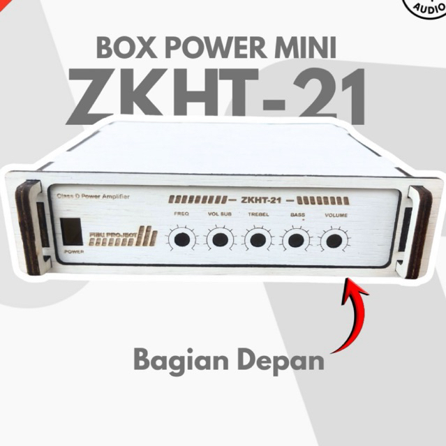 BOX ZKHT21 Power Amplifier Mini | Casing ZKHT21 Triplek 3mm Laser Cutting Presisi