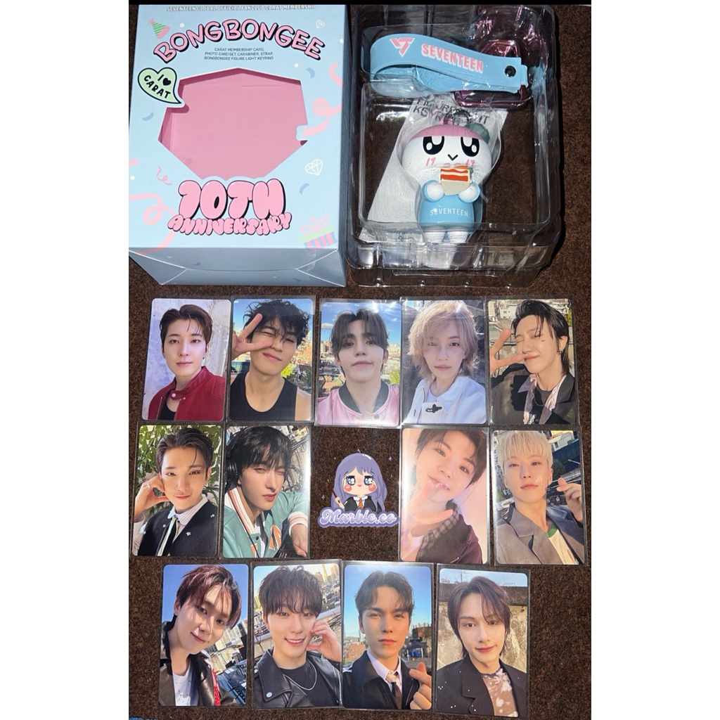 PHOTOCARD SEVENTEEN MEMBERSHIP CARAT OFFICIAL