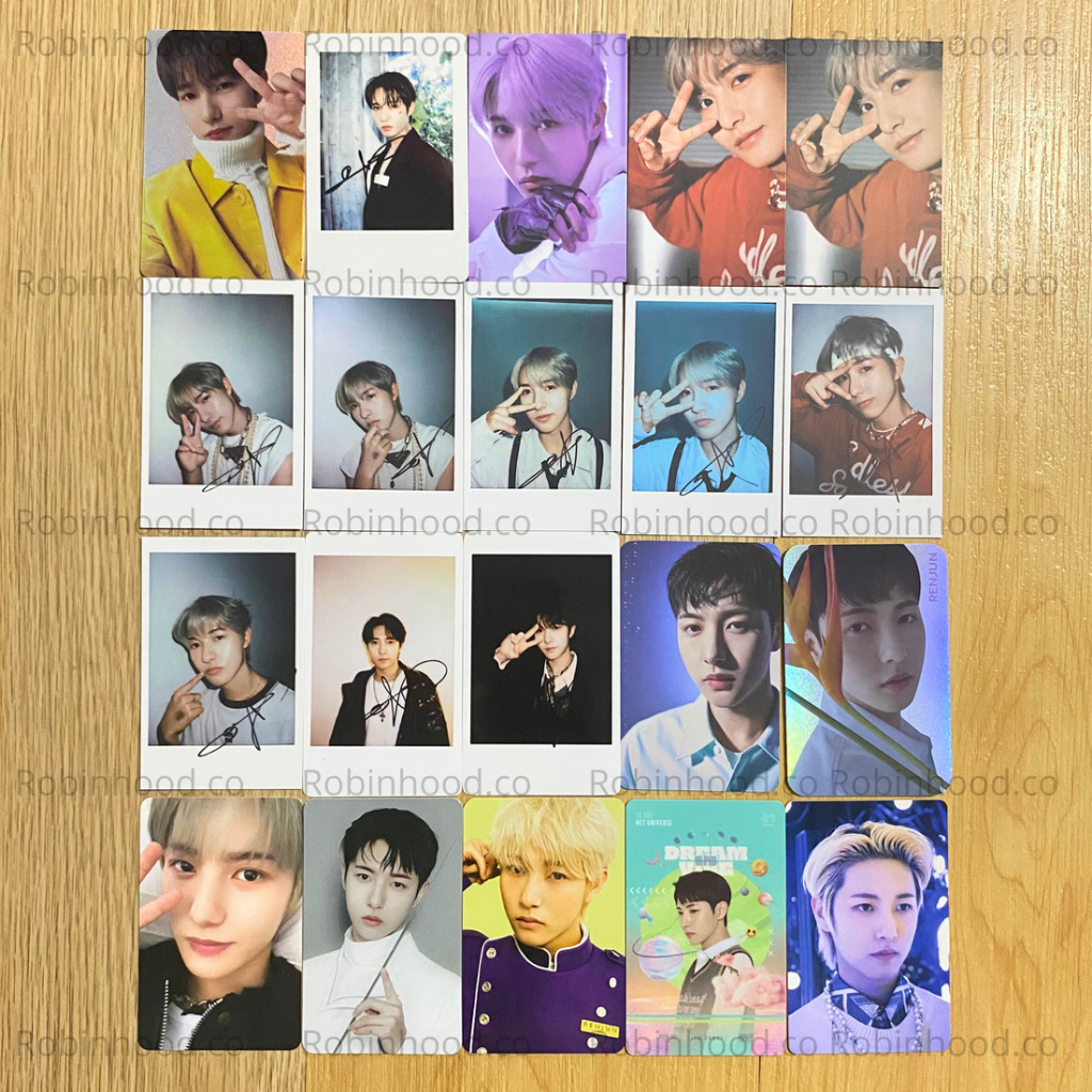 Official Photocard Renjun NCT Dream moevir loading knight magazine starry daydream sg24 sg23 dicon