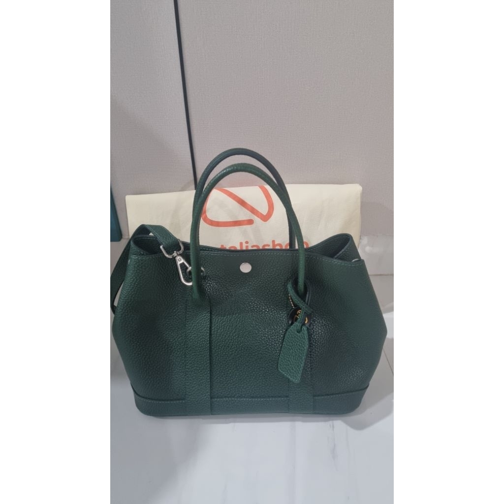 Nonataliashop + Aerra Handbag + Sling Warna Hijau Botol Dark Green