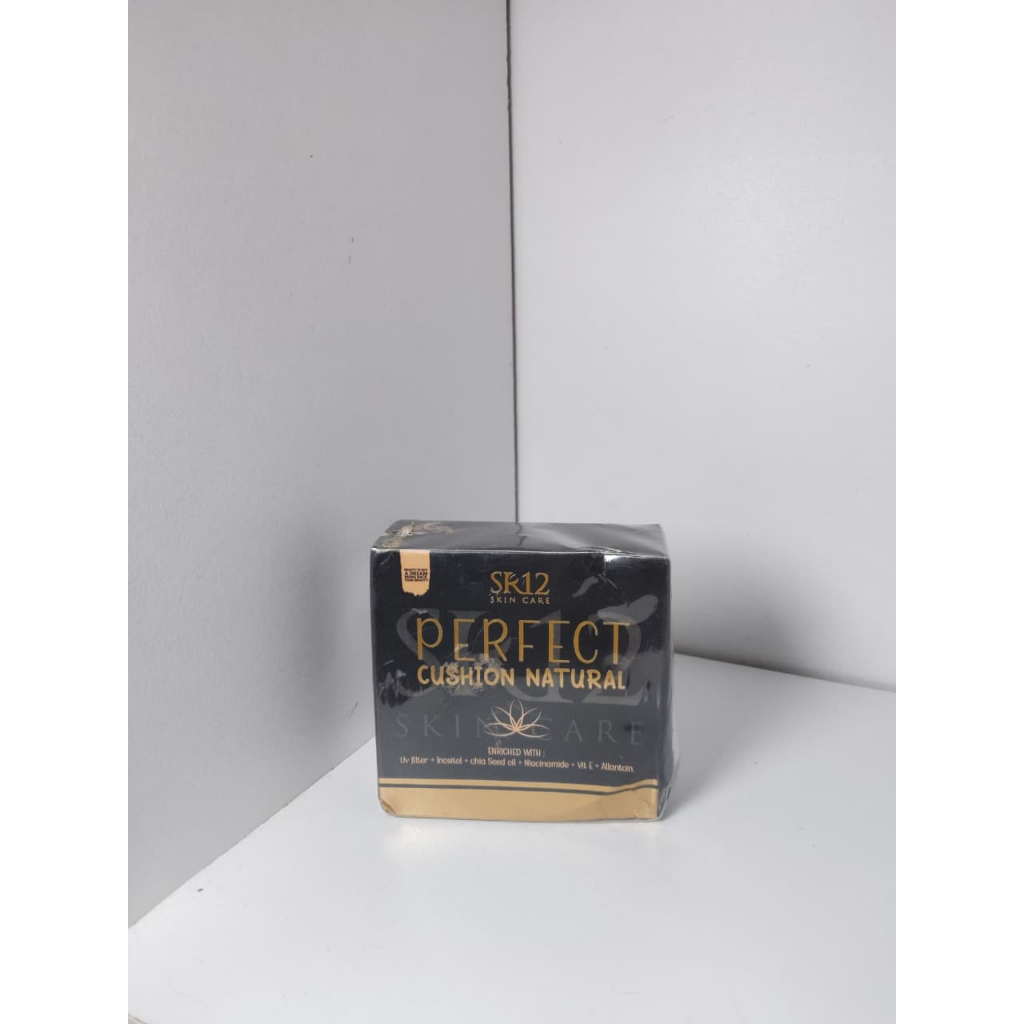 Perfect Cushion SR12 Natural Bedak Cair Matte Foundation Glowing