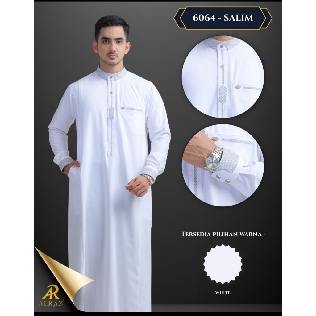 Jubah AlRaz White / Jubah AlRaz Especially White (Khusus Putih) / Jubah AlRaz Putih